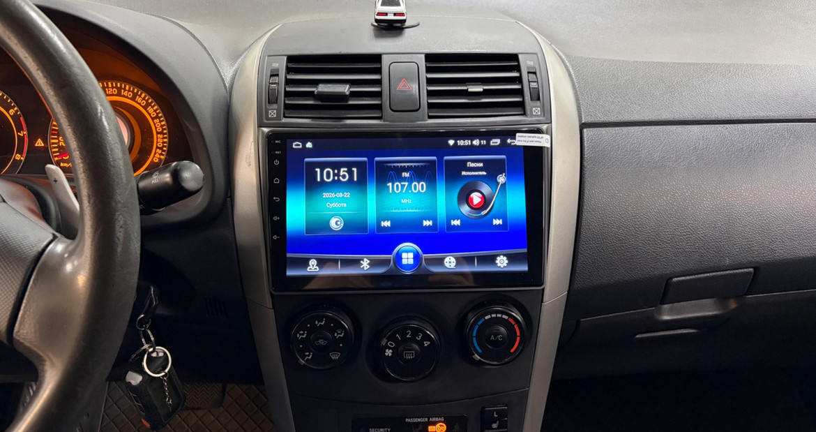📌Toyota Corolla E150 - новая Android магнитола от Д-Аудио